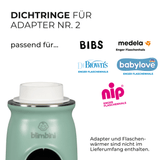 Dichtringe für Adapter Nr. 2 (passend für Medela® & BIBS® | 3er-Pack)