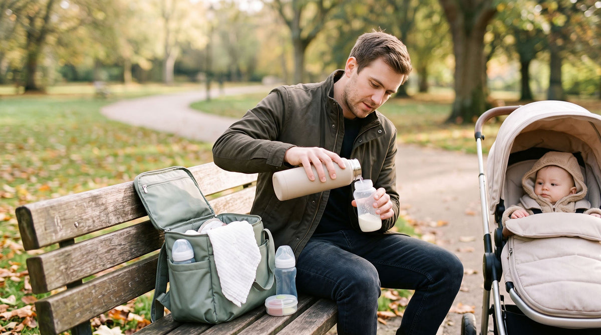 Fläschchen unterwegs zubereiten: So klappt’s mit Pre-Milch & Muttermilch