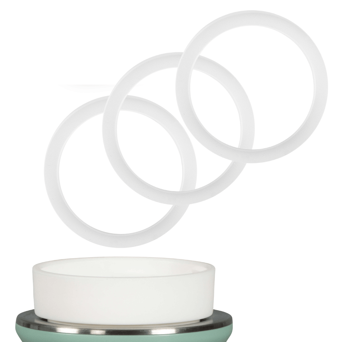 Dichtringe für Adapter Nr. 1 (passend für MAM® & Lansinoh® | 3er-Pack)