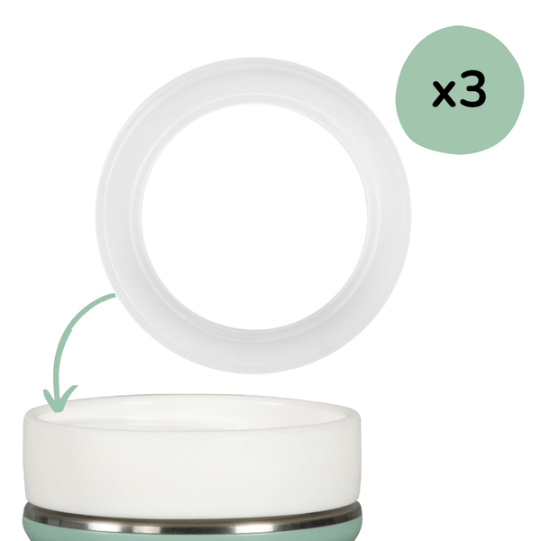 Dichtringe für Adapter Nr. 4 (passend für NUK® Nature Sense & Perfect Match | 3er-Pack)